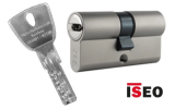 ISEO CSR R9 plus Nachschlüssel in Silber und Ersatzzylinder in Silber