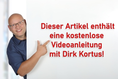 kostenlose Videoanleitung mit Dirk Kortus