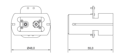 technische Zeichnung für Notstromadapter CX6774