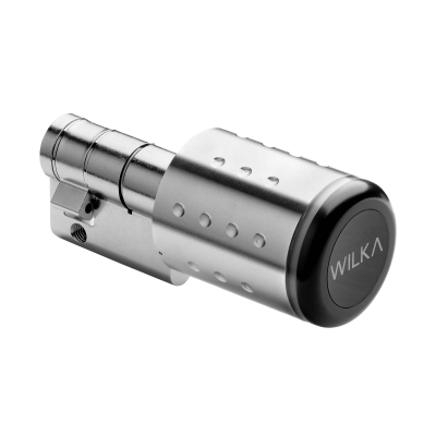 Wilka | elektronischer Knauf-Halbzylinder EasyAPP 2.0 mit M4-Bohrungen E219