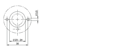 Assa CLIQ Go elektronischer Möbelzylinder N186 Maßzeichnung 2