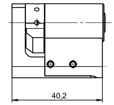 Assa CLIQ Go elektronischer Halbzylinder N532 VAR=R90A008 Ziehschutz technische Zeichnung