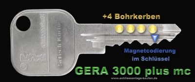 ISEO Gera 3000 plus mc Nachschlüssel | Ersatzschlüssel