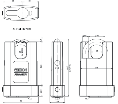 ASSA Abloy | Cliq Go - elektronisches Zylinderhangschloss N319