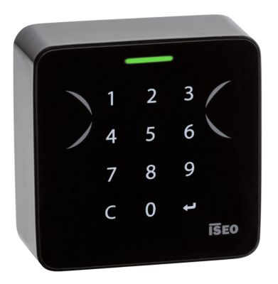 ein ISEO ARGO 1NCA Cable Free Smart Keyboard in der Farbe schwarz