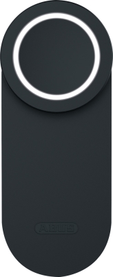 ABUS Türschlossantrieb LOXERIS One CFA4100BK in der Farbe schwarz von vorn