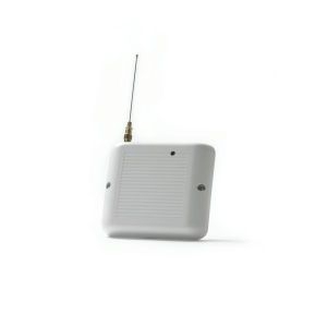 Ein weißer Funk Repeater zur Erweiterung der Funkreichweite zwischen Melder und Zentrale für das Iconnect 2-Way Alarmsystem. -> hier bestellen