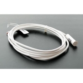 Ein weißes Kabel mit Sensor