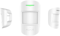 Ajax CombiProtect Bewegungs- und Glasbruchmelder in der Farbe Weiß