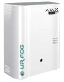 weiße Nebelmaschine für das Ajax Alarmsystem  Modell UR Fog Modular 500 Ajax Ready
