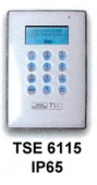 TSE 6105 Tastatur mit PIN und RFID Leser mit bedingter Wetterfestigkeit(IP54) für die TSE 6000 Serie