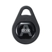 ein schwarzer Schlüsselanhänger für das Evva Airkey System