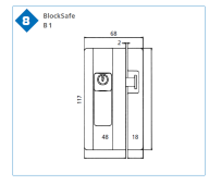 Burg Wächter | Fenstersicherung BlockSafe B1 Weiß